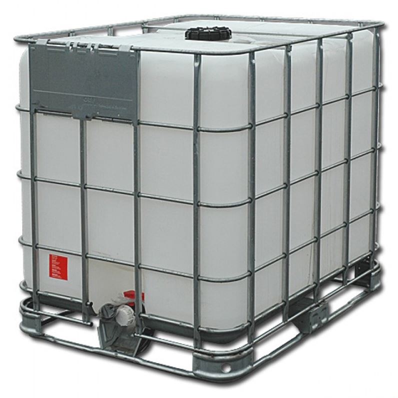 Еврокуб, 1000 литров. Пластмассовые кубовые емкости в обрешетке